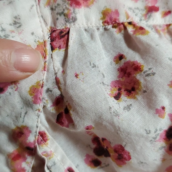 Lucky brand Riley Floral Mini Dress. - Picture 12 of 13